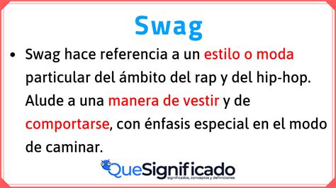 swag estilo|Todo sobre el Swag: Estilo, Actitud y Significado.